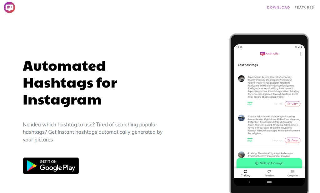 social media toolkit image 3: Image of Hashtagify webpage