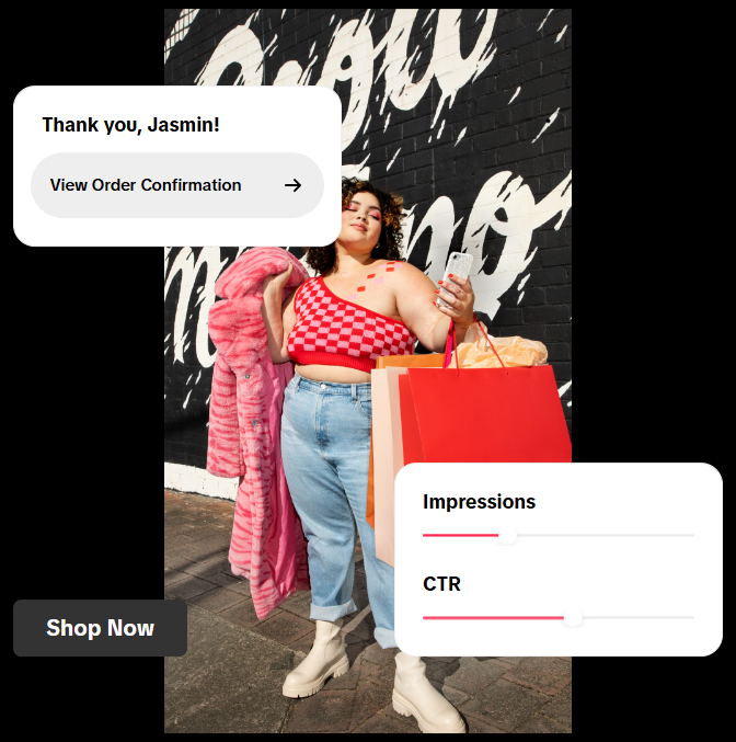 Image of Tiktok order confirmation